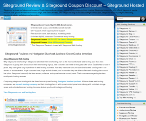 siteground-review.org: Siteground Review & Siteground Coupon Discount – Siteground Hosted
Siteground reviews and siteground coupons. Read siteground user reviews before signup siteground.com hosting. Siteground coupon for 40% off and siteground special discount. Site ground reviews from forums, blogs, and user submitted. This siteground blog is also about siteground coupon, siteground discount, siteground hosting, siteground rebate, and siteground promotion.