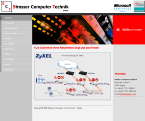 strasser-it.com: Straßer Computer Technik Singen. Firewall VPN Netzwerke
Planung, Einrichtung und Wartung kompletter IT-Netzwerke für reibungslose interne und externe Kommunikation. VPN Sicherheit im Netzwerk