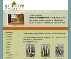 maplepens.com: Handmade Maple Pens Home Page
Handmade Maple Pens