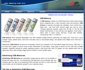 memory-usb.biz: advertising usb memory
Advertising USB Memories are essentially storage devices which can be branded or etched with logos and text. The logo of the advertising USB memories are often on both sides and some models can be completely sprayed in your corporate colours.