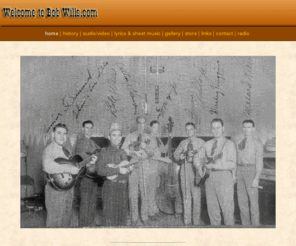 texasswingmusic.com: The Official Home of Bob Wills
Welcome to the official online home of Bob Wills!