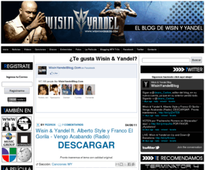 wisinyandelblog.com: WisinYandelBlog.Com
El Blog de Wisin y Yandel