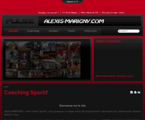 alexis-marigny.com: Coaching Sportif
Le coaching sportif de chefs d'entreprises et sport mécanique