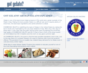 gotgelato.com: Got Gelato? Your Gelato Resource
Designed and developed by Marco D'Ambrosio
