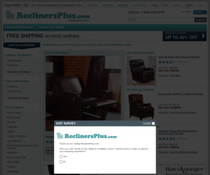 recliners-plus.com: Recliners : Leather Recliner Chairs & More at Recliners Plus
Shop a variety of recliners at Recliners Plus. Buy leather recliners, swivel recliner chairs & more by the best brands like Berkline & Catnapper for sale at up to 30% off!