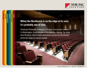 nor-pacseating.com: Nor-Pac Seating
When the Northwest is on the edge of its seat, it's probably one of ours. Nor-Pac Seating