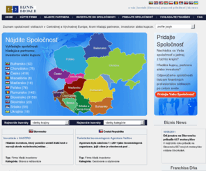 biznisbroker.sk: BiznisBroker.sk - Kúpte / Predajte firmu alebo nájdite obchodných partnerov a investorov
BiznisBroker je internetový katalóg, kde majitelia firiem môžu pridať ich spoločnosti a vyhľadať nové partnerstvá a investorov, ale tiež  potenciálnych záujemcov o kúpu, ak si firmu želaju predať. Každý kto má záujem začať vlastný biznis, si môže nájsť franchise príležitosti v časti pre franšízu.