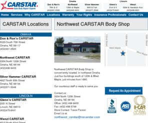 northwestcarstar.com: Northwest CARSTAR
Choose CARSTAR of Omaha and Lincoln for your expert auto body repair.