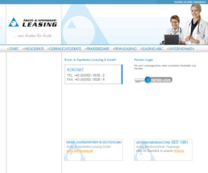 aea-leasing.at: aea-leasing.de
AEA-Leasing. Eine große Auswahl an neuen und gebrauchten Medizingeräten der führenden Hersteller, günstige Großabnehmer Kondotionen.