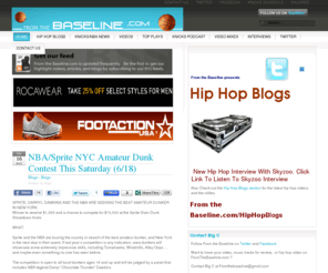 fromthebaseline.com: From the Baseline.com
From The Baseline.com (Big C) - is NBA and Knicks Blogs site that has the Latest Knicks and NBA news, Highlights, blogs, fan game reaction for the ultimate Knicks and Basketball fan.