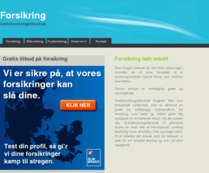gratisforsikringstilbud.dk: Gratis tilbud på forsikring hos Gratisforsikringstilbud.Dk
