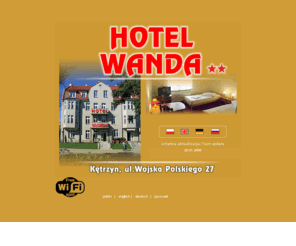 wandahotel.com: Hotel Wanda - Kętrzyn - Mazury - Polska
Hotel WANDA - Mazury - Poland