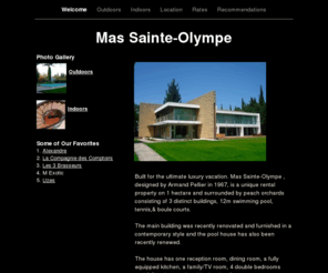 welcometoprovence.com: Mas Sainte-Olympe
