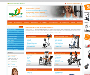 domafit.cz: Domafit Fitness - vybavení posiloven
DOMAFIT FITNESS s.r.o. - VYBAVENÍ POSILOVEN NOVÝ WEB FIRMY DOMAFIT FITNESS, S.R.O. PRVNÍ REALIZACE CYBEX V ČR NA SEBE NENECHALA DLOUHO ČEKAT!. Představujeme cyklotrenažér CICLOTTE „Ride on Design“!. BALANZA - balanční desky s příjemným povrchem pro zdravé zpevnění postavy. FACEBOOK