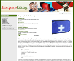 emergency-kits.org: Emergency Kits
Your largest emergency kits resource online.  Including where to buy and frequently asked questions.