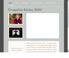 evangelinekeeley.com: Evangeline Keeley
Pianist, Organist, Winnipeg, Canada