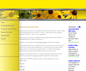 gardenword.com: Garden Word - Home
Place your website description in this area. This is read by some search engines.