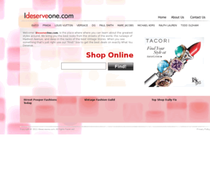 ideserveone.com: I Deserve One
