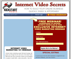 infomercialtoolkit.com: Internet Infomercials Online Commercials Internet Marketing Sales Videos
Internet Infomercial Toolkit Online Commercials Internet Marketing