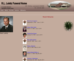 leintzfh.com: Leintz Funeral Home Leavenworth, KS
F.H. Leintz Funeral Home, serving the greater Leavenworth, KS area