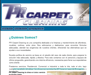 prcarpetcleaning.com: Quiénes Somos
Lavado de Alfombras.