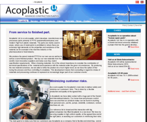 acoplastic.com: ACo-Plast A/S
ACo-Plast A/S - rådgivning, bearbejdning, ptfe, drejning, fræsning, udsavning, slibning