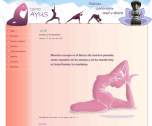 ayusyoga.com: Centro Ayus
El Centro Ayus pretende reivindicar el trabajo corporal como un camino de evolución y crecimiento.