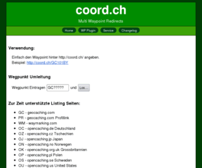 coord.ch: coord.ch - Multi Waypoint Redirects
