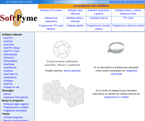 infordomia.com: Software para la pyme.
Programas de gestin, facturacin, TPV. Programacin a medida. Software para autnomos.