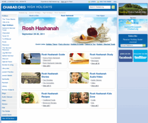 roshhashanah.org: Rosh Hashanah - Head of the Jewish Year
Virtually everything you need to know about Rosh Hashanah: How-To Guides, Essays and Insights, Holiday Stories, Traditional Recipes, Multimedia, and much more!