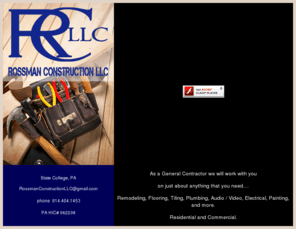 rossmanconstructionllc.com: Rossman Construction LLC
A general contractor that does honest quality work.