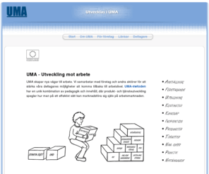 projektuma.se: Välkommen till UMA
Joomla! - ett lättanvänt webbpubliceringssystem (Content Managament System) som är baserat på öppen källkod.