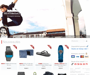 skateandthecity.com: SKATE & the CITY - the complete skateshop - Mont de Marsan - Planches, trucks, roues, vêtements, chaussures et accessoires sélectionnés avec soin et aux meilleurs prix
Skateshop de vente en ligne / Envoi express, produits en stock temps réel, toutes les planches, trucks, roues, vêtements, chaussures et accessoires sélectionnés avec soin et aux meilleurs prix, Skate and the City est la référence de magasin de skateboard.