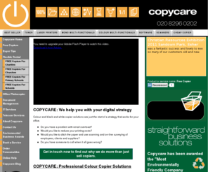 copycare.net: Copycare | Colour Photocopiers
COPYCARE, Professional Colour Copier Solutions and buying tips from our suppliers Rex-Rotary, Aficio, Ricoh and Canon