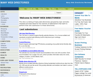 manydirectories.com: MANY WEB DIRECTORIES
MANY WEB DIRECTORIES