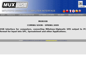 muxusb.com: MUXUSB - Mitutoyo Digimatic to USB Computer Interface
MUXUSB is a USB computer interface for logging data from Mitutoyo Digimatic Tools