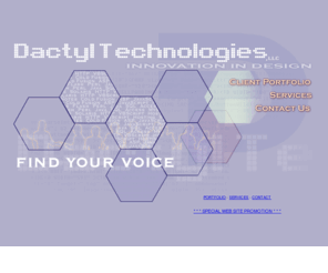 mailct.com: Dactyl Technologies, LLC
Dedicated to design and maintenance of state-of-the-art web pages for all types and sizes of businesses