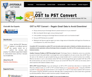 osttopstconvert.com: OST to PST Convert Software to Convert OST File to PST File Easily
OST PST Converter performs OST to PST File Conversion with entire database intact. OST2PST convert software also does OST Recovery without any flaw in original database