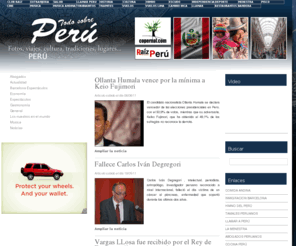 xn--peruper-d2a.com: PERU, PERÚ
PERU, PERÚ, EL PORTAL DE LO PERUANO Y LA CULTURA PERUANA