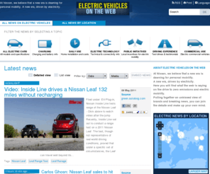 electriccars-ontheweb.net: Latest news | ELECTRIC VEHICLES ON THE WEB
