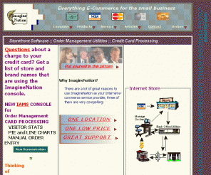 imaginenation.com: ImagineNation.com :: Everything e-commerce: Free Storefront, Free Merchant Services, Order Management Utilities
ImagineNation.com :: Everything e-commerce: Free Storefront, Free Merchant Services, Order Management Utilities.