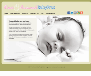 restassuredbabypros.com: Professional and Certified Sleep Training for Babies and Toddlers  ::  Rest Assured Baby Pros
Professional and Certified Sleep Training for Babies and Toddlers - RestAssured Baby Pros