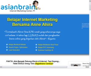 prevent-illness.com: Berguru Internet Marketing Bersama Anne Ahir
Belajar Internet Marketing Bersama Anne Ahira mudah dipahami