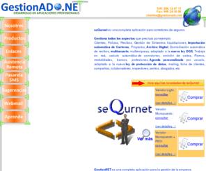 agacose.org: GESTIONADO.NET Desarrollo de Aplicaciones Informaticas
DESARROLLO PROFESIONAL DE SISTEMAS DE GESTION