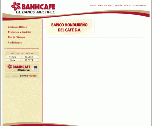 banhcafe.com: Banco Hondureño del Café S.A.
