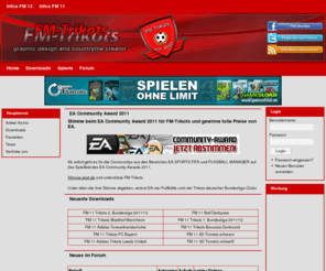 fm-trikots.de: FM-Trikots - Downloads, Patches, Fussball Manager 11, Fußball Trikots
FM-Trikots - Fanseite zum Fussball Manager 11, 10, 09 von EA Sports. Das Fanforum zum FM 09, FM 10 und FM 11.