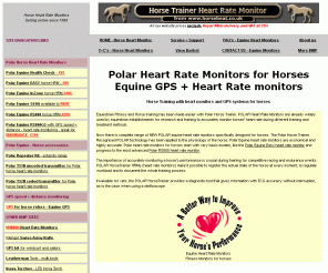 horsebeat.co.uk: Polar Heart Rate Monitors for Horses - Equine heart rate monitors and GPS
Polar Heart Rate Monitors for Horses. Equine heart rate monitors, buy online Polar equine heart rate monitoring systems - Garmin horse GPS