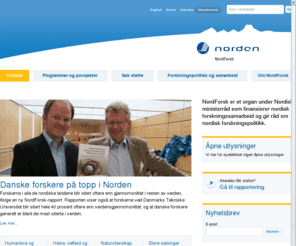 nordforsk.com: NordForsk — Site
NordForsk er et organ under Nordisk ministerråd som finansierer nordisk forskningssamarbeid og gir råd om nordisk forskningspolitikk.