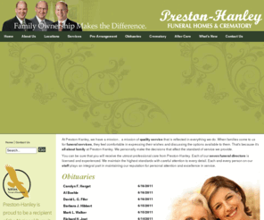 preston-hanley.com: Preston-Hanley Funeral Homes - Home
