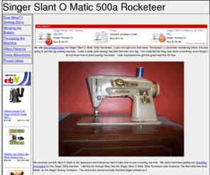 singer500a.info: Singer 500a
Singer 500a, Singer 500 a, Singer 500a Slant o Matic, Singer 500 a Slant o matic, Singer 500a slant o matic rocketeer, singer sewing machines